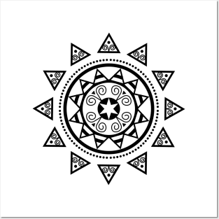 Meditation Symbol Posters and Art